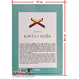 Çocuklar İçin Kur'an-ı Kerim 1- 6. Cüzler - 6 Kitaplık Set